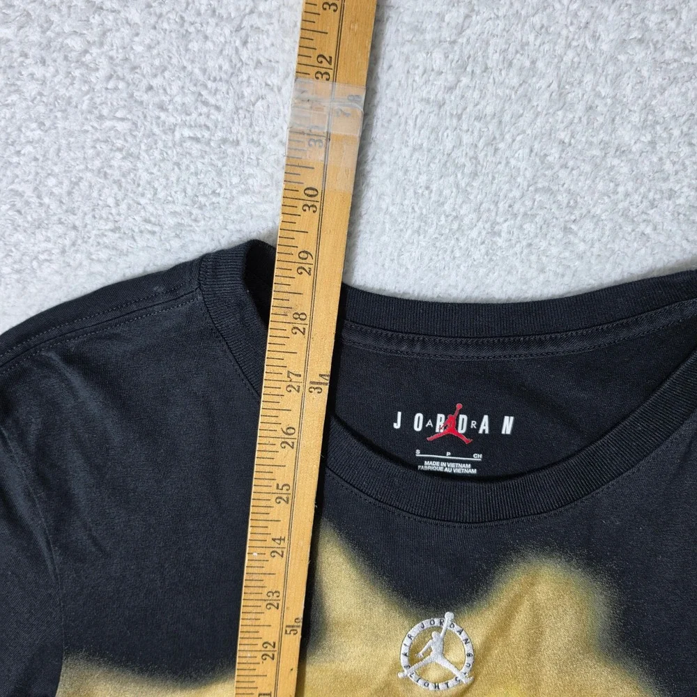Jordan Flight Mens S T-Shirt Black Graphic Jumpman HJ6365-010 s/s